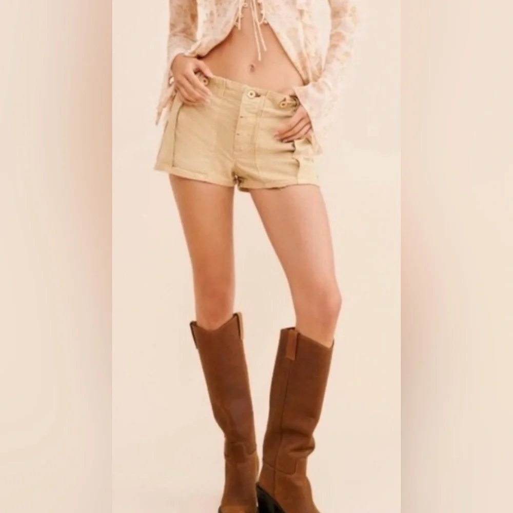 Free People All Yours Micro Shorts. NWOT chamois - Picture 9 of 13